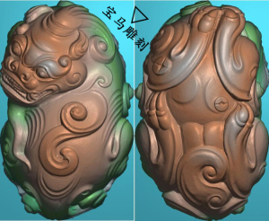 精雕图立体雕貔貅
