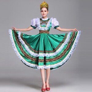 俄罗斯风情裙子