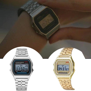 乌拉拉手表小方表男女气质款电子女ins风嘻哈运动简约街头方块男