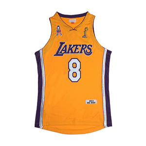 科比湖人队主场紫金总决赛mn复古24号刺绣au球衣8号球员版kobet恤