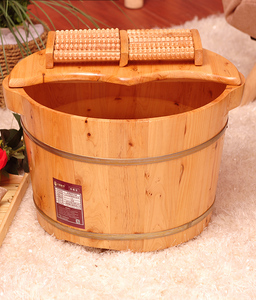 柏木泡脚足浴木桶加厚洗脚盆木盆家用洗脚木桶浴足过小腿木质实木