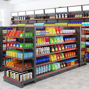 超市货架便利店商店小卖部小零食多层展示置物架单面靠墙挂钩架子