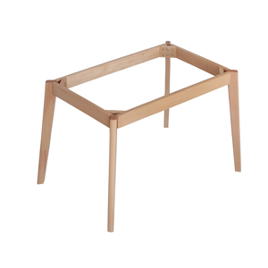 定制榉木原木餐桌腿支架实木加宽桌子腿电脑桌学习桌书桌框架结构
