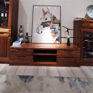 赖氏家具乌金木1.8米电视柜