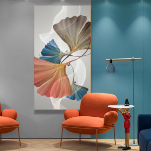 天画家居 天下画仓现代轻奢新中玄关画客厅装饰画金瓷画 家大业大