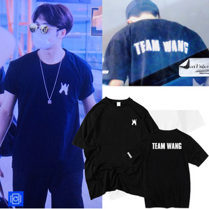 got7周边衣服jackson王嘉尔team wang同款夏学生男女应援短袖t恤