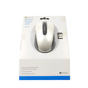 Microsoft/微软 无线便携蓝影鼠标4000 舒适手感灵敏轻巧便携