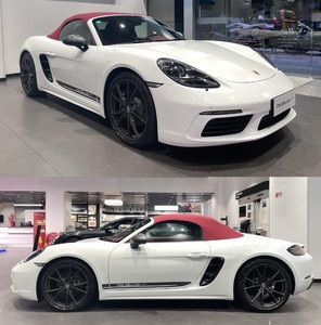 保时捷718boxstert车贴拉花caymant改装911车身侧裙贴纸门边贴纸