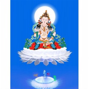 真真百货4号店淘宝结缘助金刚萨埵画观想图百字明如意宝珠佛像印挂