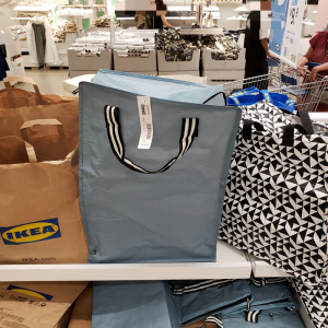 温馨宜家ikea约诗诺袋衣服收纳袋子大容量衣物搬家打包整理袋家用