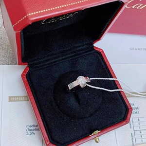 二手cartier卡地亚白金love订婚钻戒1克拉51号戒指_阿里巴巴找货神器