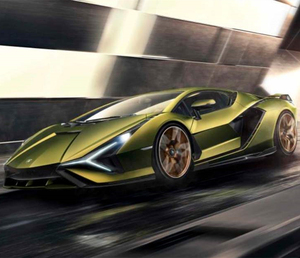 兰博基尼闪电跑车合金车模儿童男孩礼物剪刀门玩具车仿真汽车模型