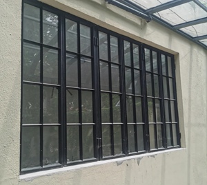 上海老钢窗铁艺格子钢化门窗复古玻璃老式钢窗门窗老洋房别墅门窗