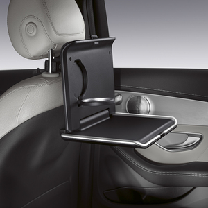 奔驰车用折叠桌桌板车载座椅底座头枕支架e级v级智能折叠装卸简单
