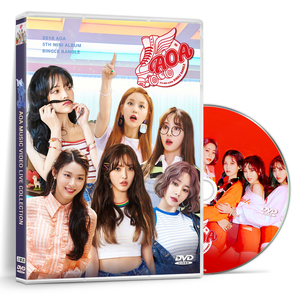 aoa 2018 高清影音乐视频专辑 韩国当红人气女团 珍藏版 dvd碟片