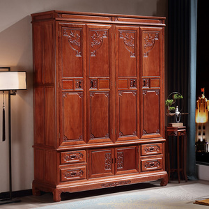 红木衣柜子中式