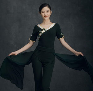 东方之美邱凌老师推荐同款形体礼仪训练服优雅仪态现代舞蹈套装