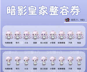 冒险岛星之皇家整容卡