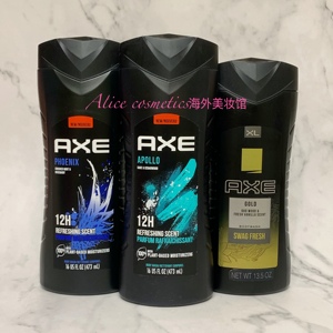 Axe shower gel body wash凌仕阿波罗凤凰兴奋黄金男士香氛沐浴露