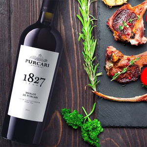 摩尔多瓦原瓶进口chateau purcari1827美乐干红葡萄酒普嘉利红酒