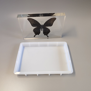 diy树脂水晶滴胶加厚大号长方形正方形摆台摆件相框标本硅胶模具