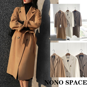 爆款现货maxmara绵羊毛双排扣阔型腰带手工大衣外套madame 101801