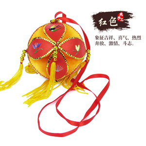广西壮族绣球 定情信物 少数民族8cm 特色婚庆用品 纯手工刺绣