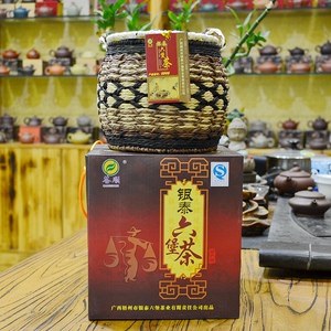 2010年6906苍顺银泰六堡茶500g梧州黑茶温性茶陈香扬浓郁包邮