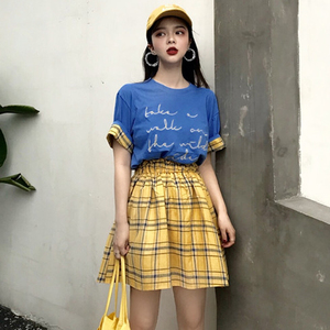 霸气套装女嘻哈女装两件套夏冷系周周小可爱同款衣服时尚两件套装