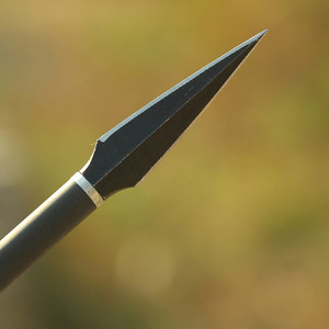 弓箭射击箭头 仿古复古箭头 螺旋三棱柳叶箭头箭支复合反曲弓配件