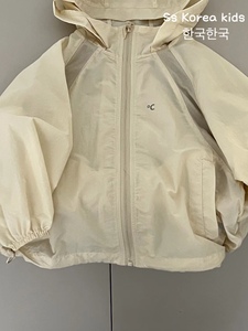 波拉bora韩国童装男童外套2024新款洋气春装儿童夹克衫女童防晒服