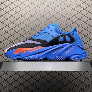 22年新款侃爷椰子700蓝色男女运动休闲爆米花底厚底老爹鞋hp6674