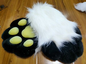 兽装爪子 fursuit 现货 定制 furry 兽爪 毛绒 手套