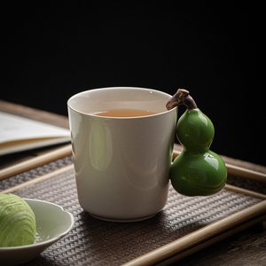 陶瓷马克杯泡茶水杯创意葫芦杯子家用个人杯办公杯手工创意礼物