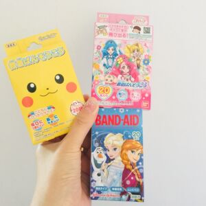 现货日本 爱莎冰雪奇缘/皮卡丘/小公主儿童创口贴 20枚