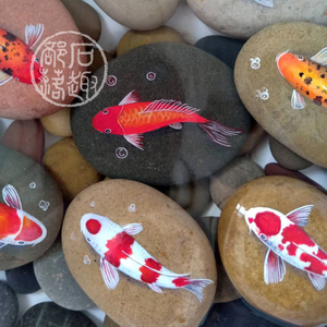 订制手绘石头画