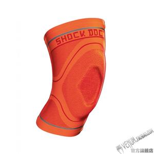 海外购Shock Doctor弹力Knit Knee Sleeve硅胶 护膝盖护具单只
