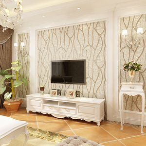 个性电视墙背景墙纸无纺布几何线条纹客厅影视墙时尚现代简约壁纸