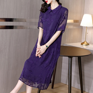 高端气质连衣裙夏季宽松中长款-淘宝拼多多热销高端气质连衣裙夏季