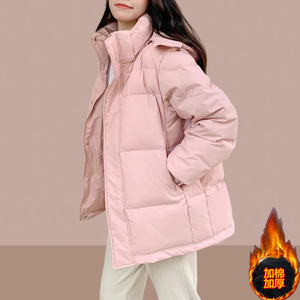羽绒棉衣女士装秋冬季2024年新款爆款小个子加棉加厚棉袄棉服外套