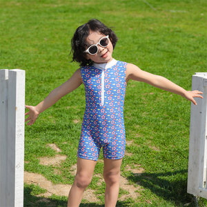 王顺百货淘宝宝宝泳衣女宝小孩女儿童幼儿比基尼游泳服海边小童连体