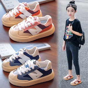女童鞋2022新款秋季儿童运动鞋中大童春秋四季款男童休闲低帮板鞋
