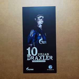 德拉克斯勒 亲笔签名 2015-16赛季 签名卡 沙尔克04 巴黎圣日耳曼