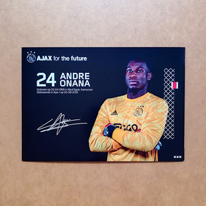 阿贾克斯2020-21赛季 奥纳纳 印刷签名官方卡 国际米兰 喀麦隆