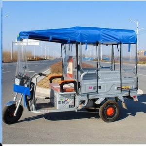 电动三轮车车棚金彭遮阳棚摩托车电瓶三轮车全封闭加厚快递车篷冬