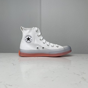 converse匡威all star cx白色高帮透明水晶底男女鞋帆布鞋167807c