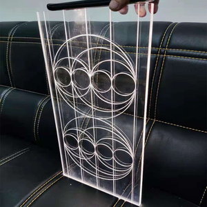 透明亚克力板激光切割彩色盒子防静电有机玻璃uv热弯雕刻加工定制