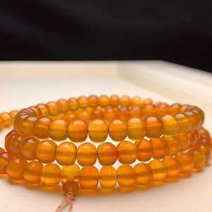 玳瑁色黄金甲辟邪佛珠手串项链饰品包邮