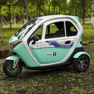 接送孩子电动三轮车不翻成人家用豪华全封闭代步飞诺续航190公里