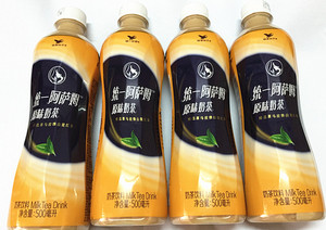 【奶茶5瓶】统一阿萨姆奶茶瓶装500ml 香浓原味 饮料